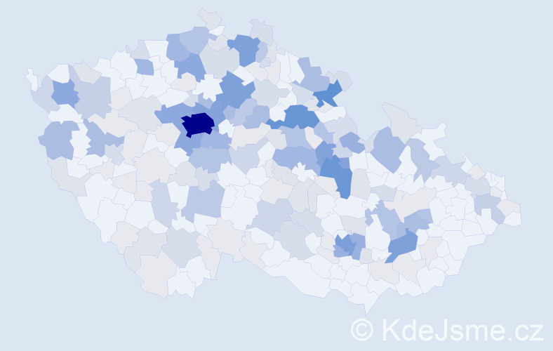 Příjmení: 'Simonová', počet výskytů 623 v celé ČR