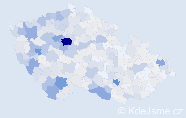 Příjmení: 'Bauerová', počet výskytů 2338 v celé ČR