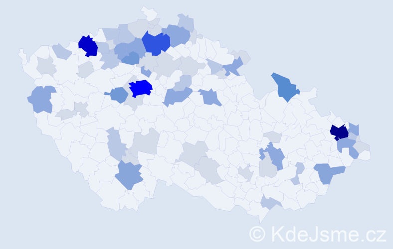 Příjmení: 'Marcinová', počet výskytů 176 v celé ČR