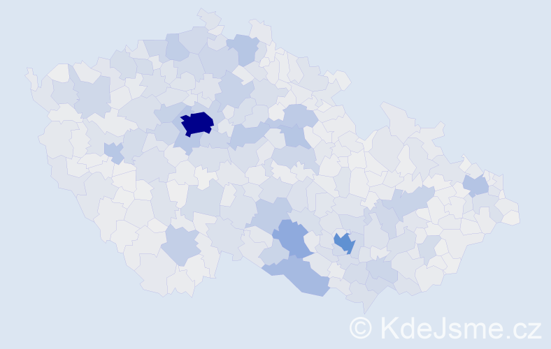 Příjmení: 'Svobodová', počet výskytů 26390 v celé ČR