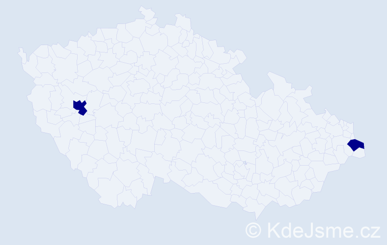 Příjmení: 'Koren', počet výskytů 2 v celé ČR