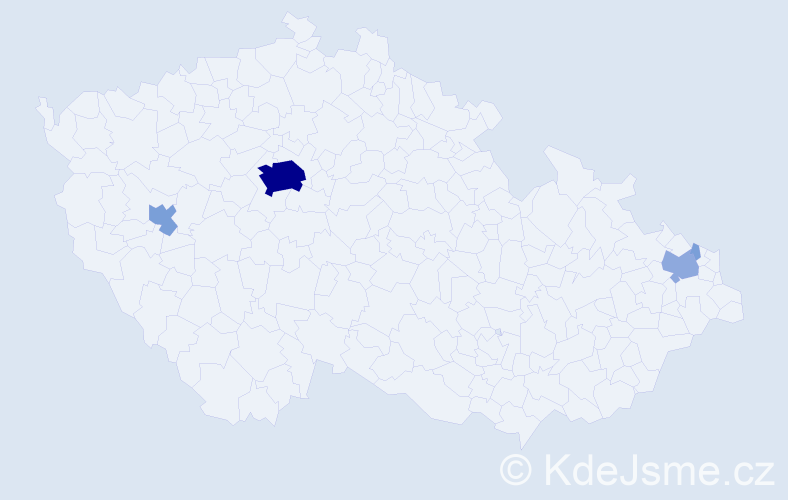 Příjmení: 'Kalika', počet výskytů 12 v celé ČR