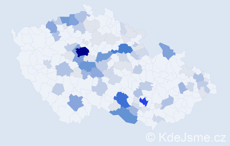 Příjmení: 'Buchal', počet výskytů 282 v celé ČR