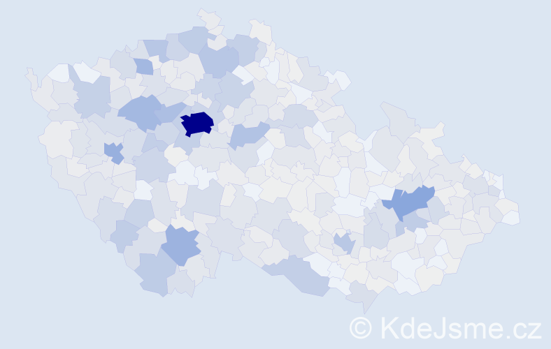 Příjmení: 'Švarc', počet výskytů 2696 v celé ČR