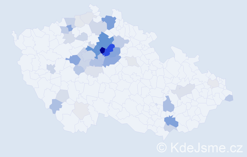 Příjmení: 'Bezucha', počet výskytů 141 v celé ČR
