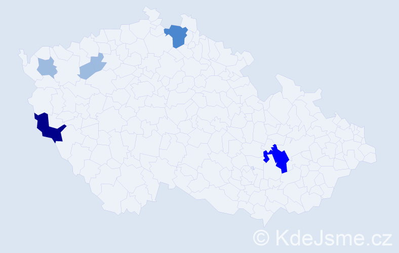 Příjmení: 'Makarovičová', počet výskytů 12 v celé ČR