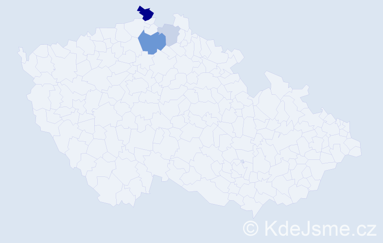 Příjmení: 'Gottlieberová', počet výskytů 8 v celé ČR