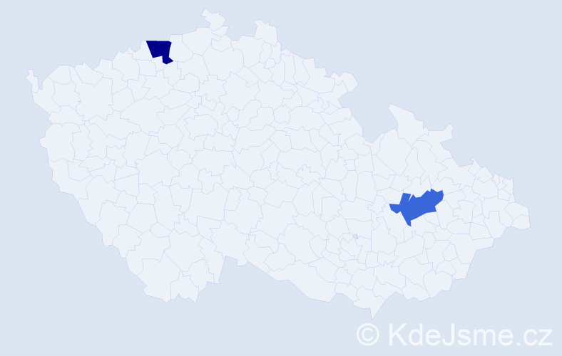 Příjmení: 'Breite', počet výskytů 11 v celé ČR