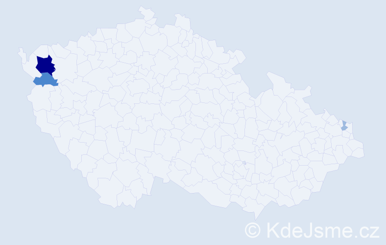 Příjmení: 'Koškovská', počet výskytů 7 v celé ČR