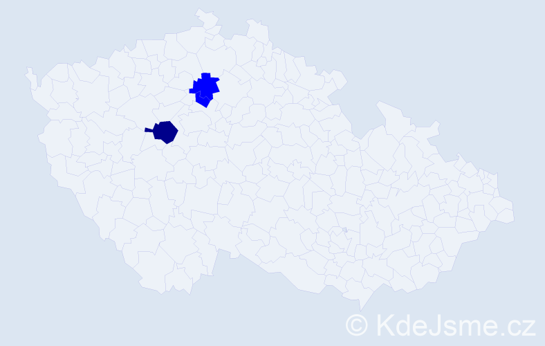 Příjmení: 'Markotánová', počet výskytů 4 v celé ČR