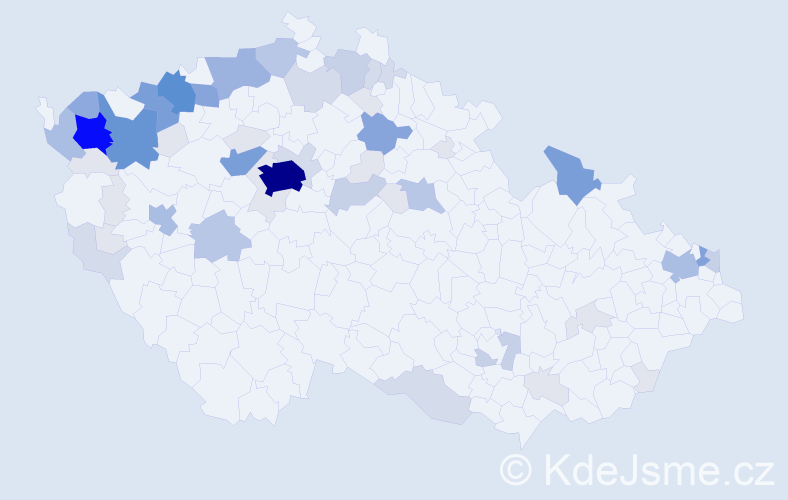 Příjmení: 'Beňák', počet výskytů 234 v celé ČR