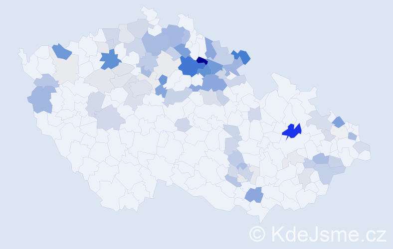Příjmení: 'Groh', počet výskytů 276 v celé ČR