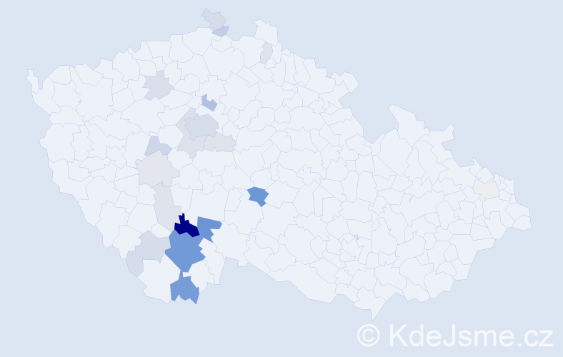 Příjmení: 'Lomská', počet výskytů 67 v celé ČR