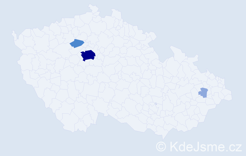 Příjmení: 'Betuš', počet výskytů 8 v celé ČR