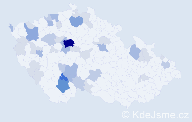 Příjmení: 'Panoch', počet výskytů 108 v celé ČR