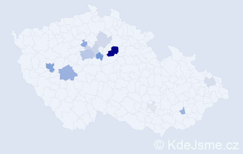 Příjmení: 'Botnari', počet výskytů 33 v celé ČR