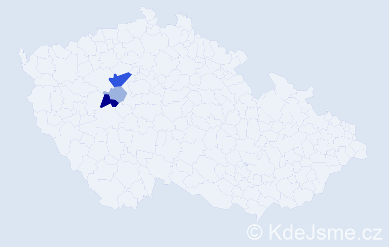 Příjmení: 'Eichenmannová', počet výskytů 10 v celé ČR