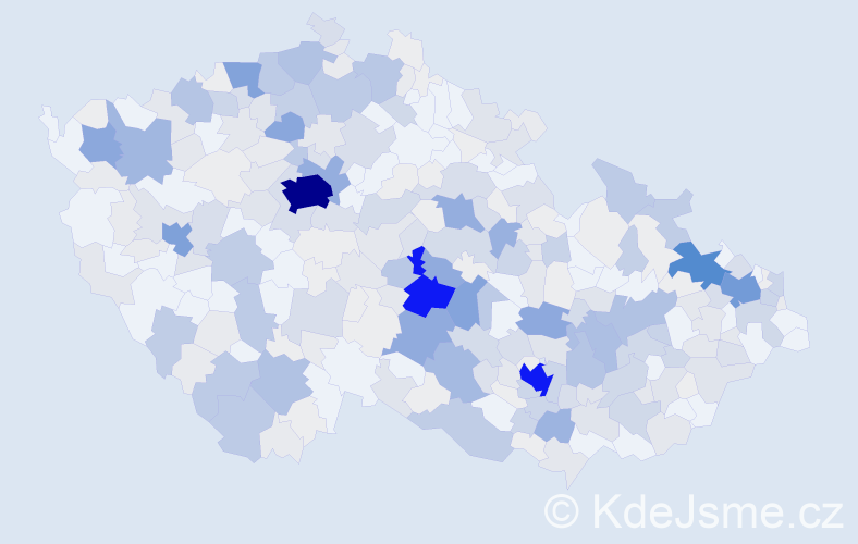 Příjmení: 'Klement', počet výskytů 1482 v celé ČR