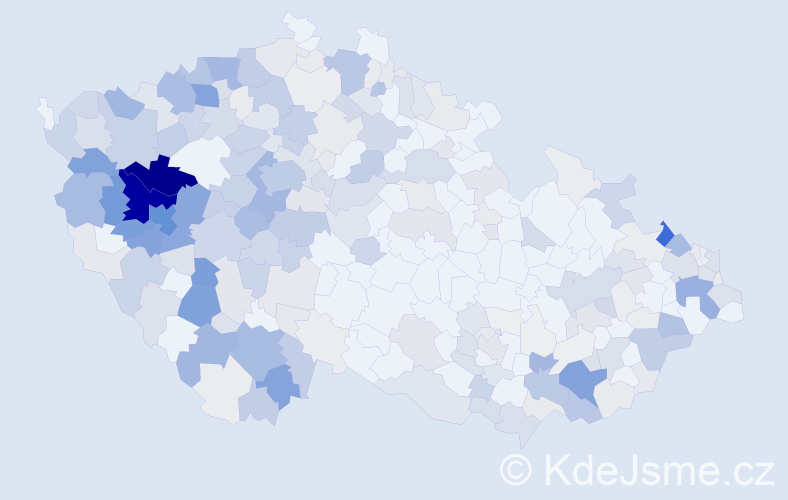 Příjmení: 'Pašková', počet výskytů 1282 v celé ČR