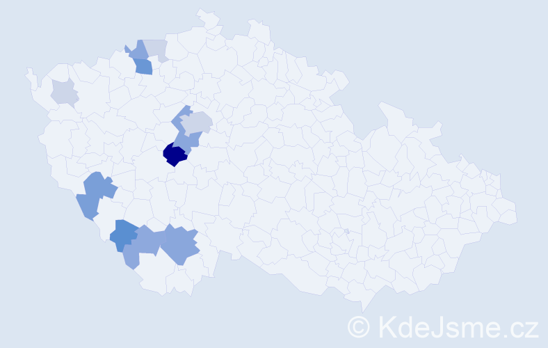 Příjmení: 'Plechinger', počet výskytů 43 v celé ČR