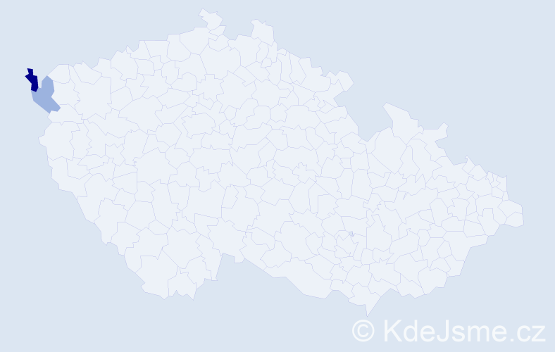 Příjmení: 'Plossová', počet výskytů 3 v celé ČR