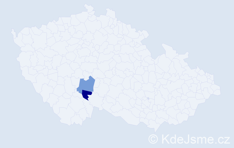 Příjmení: 'Bumerlová', počet výskytů 4 v celé ČR