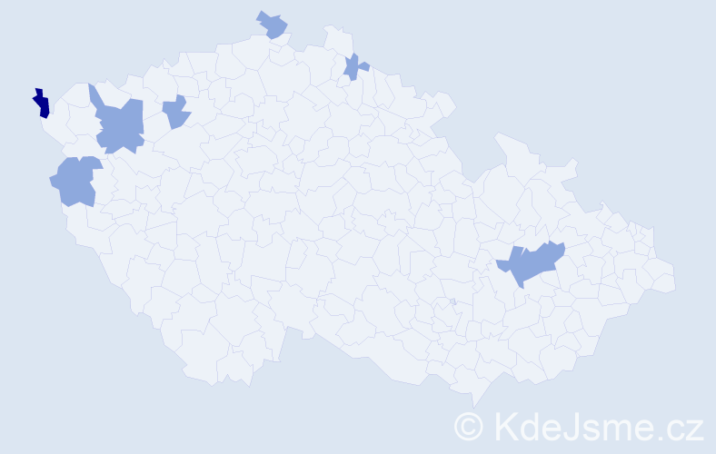Příjmení: 'Söllner', počet výskytů 12 v celé ČR