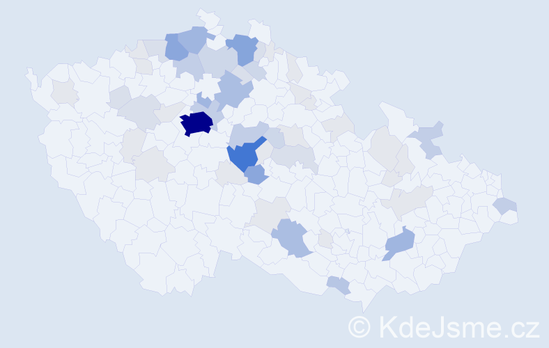 Příjmení: 'Trpišovská', počet výskytů 193 v celé ČR