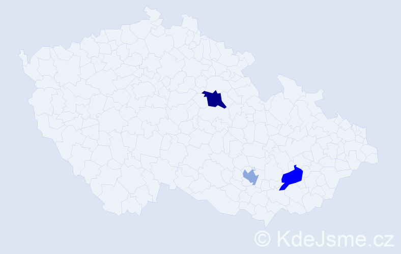 Příjmení: 'Kotleba', počet výskytů 10 v celé ČR