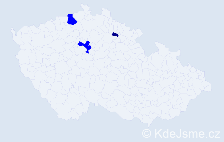 Příjmení: 'Rejňák', počet výskytů 4 v celé ČR