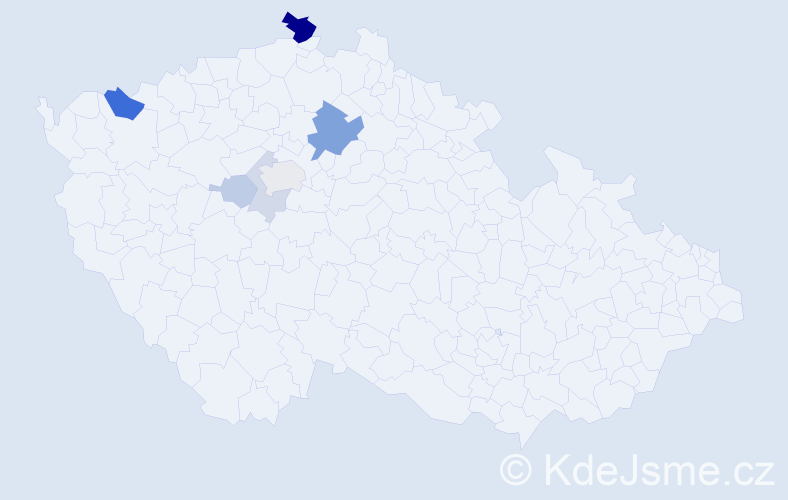 Příjmení: 'Maazová', počet výskytů 17 v celé ČR
