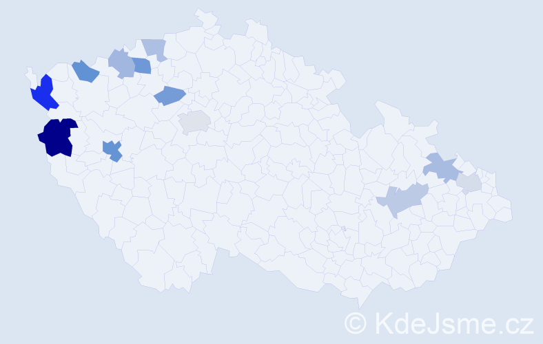 Příjmení: 'Dinh Xuan', počet výskytů 21 v celé ČR