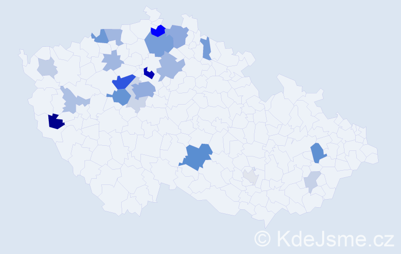 Příjmení: 'Birnbaumová', počet výskytů 64 v celé ČR