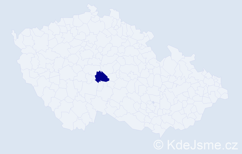 Příjmení: 'Romo', počet výskytů 1 v celé ČR