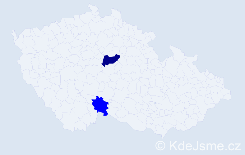 Příjmení: 'Konarzewski', počet výskytů 3 v celé ČR