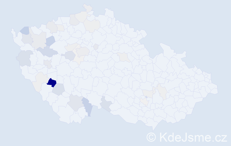 Příjmení: 'Polena', počet výskytů 119 v celé ČR