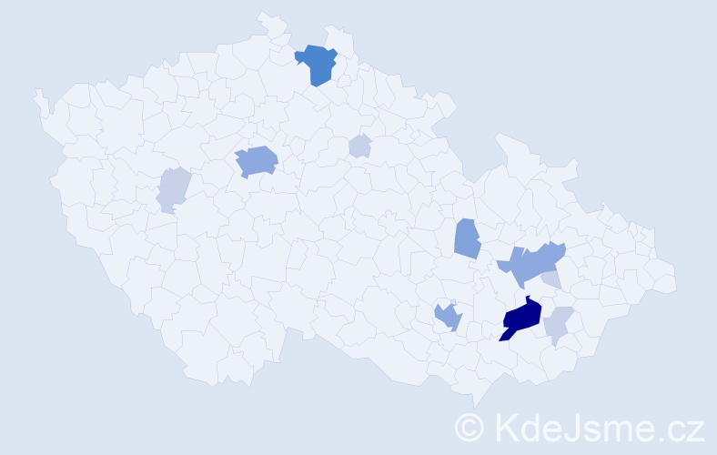 Příjmení: 'Valigurská', počet výskytů 31 v celé ČR