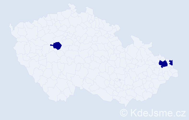 Příjmení: 'Sidiropulosová', počet výskytů 3 v celé ČR