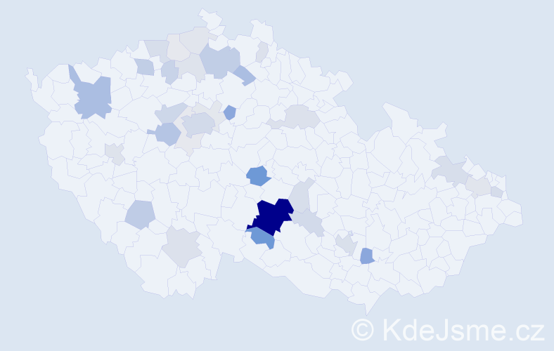 Příjmení: 'Policarová', počet výskytů 112 v celé ČR