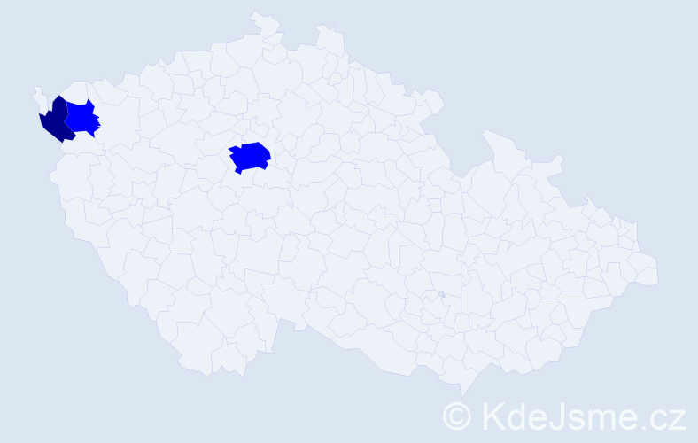 Příjmení: 'Weitzenbauerová', počet výskytů 4 v celé ČR