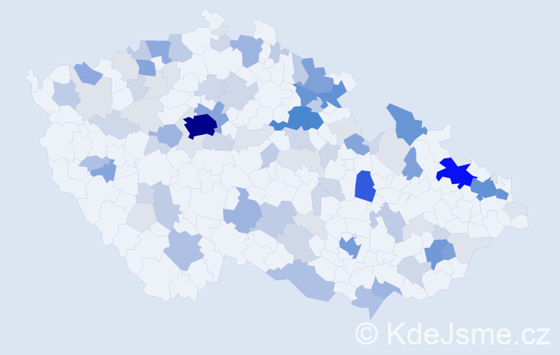 Příjmení: 'Schreiber', počet výskytů 341 v celé ČR