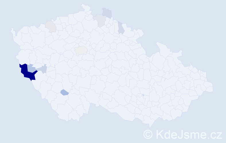 Příjmení: 'Fainová', počet výskytů 34 v celé ČR
