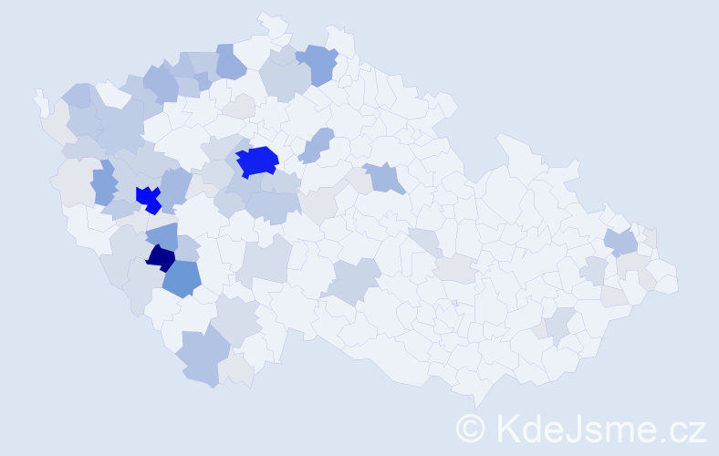 Příjmení: 'Panuška', počet výskytů 290 v celé ČR