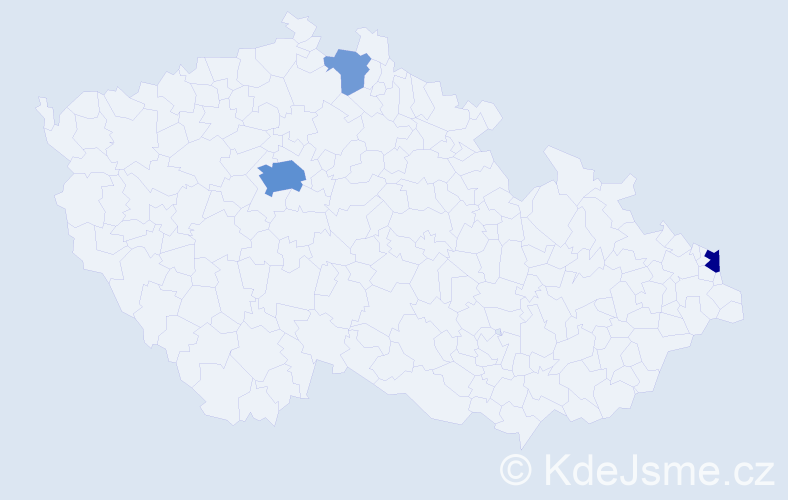 Příjmení: 'Chrzanowski', počet výskytů 11 v celé ČR