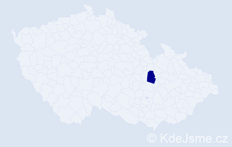 Příjmení: 'Doelle', počet výskytů 1 v celé ČR