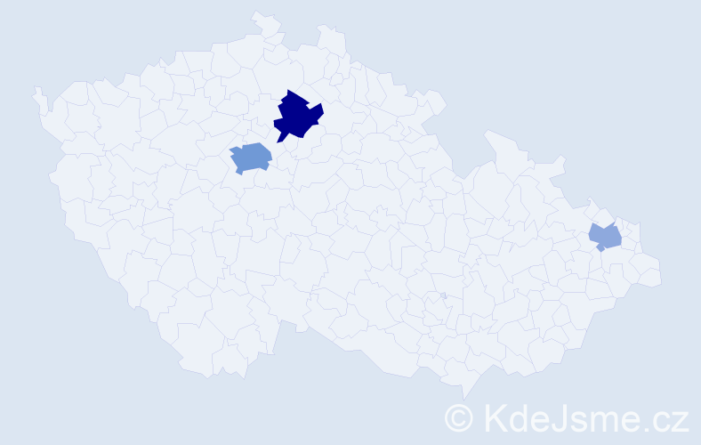Příjmení: '"Van Der Linden"', počet výskytů 9 v celé ČR