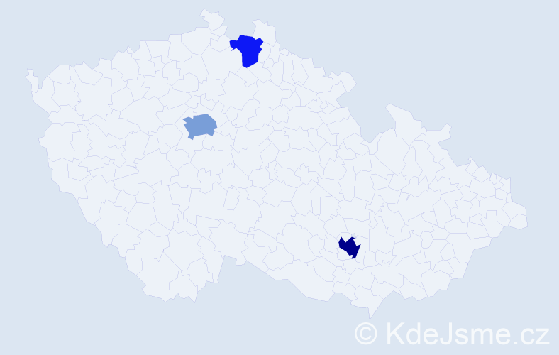 Příjmení: 'Abbasi', počet výskytů 13 v celé ČR