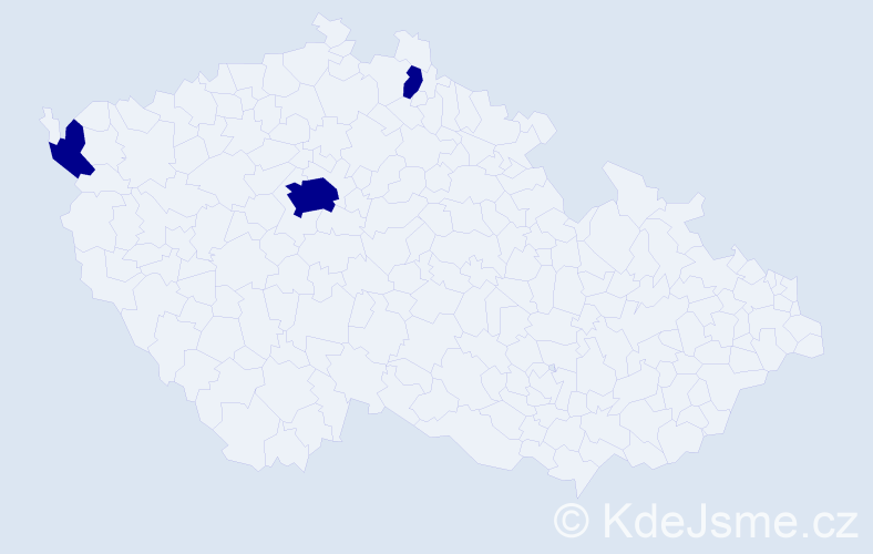 Příjmení: 'Illinger', počet výskytů 3 v celé ČR