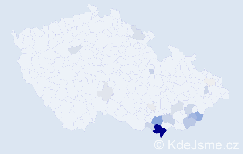 Příjmení: 'Lebloch', počet výskytů 76 v celé ČR
