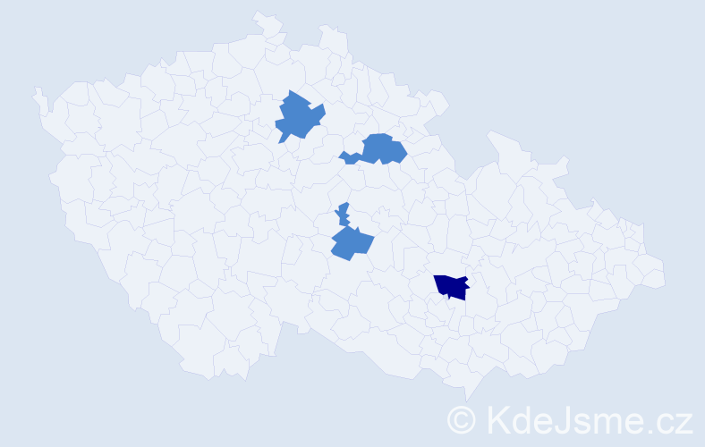 Příjmení: 'Ulambayar', počet výskytů 6 v celé ČR